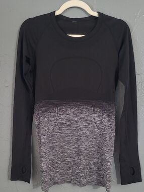 LULUEMON Swiftly Tech Long Sleeve Crew Neck Shirt Size 8